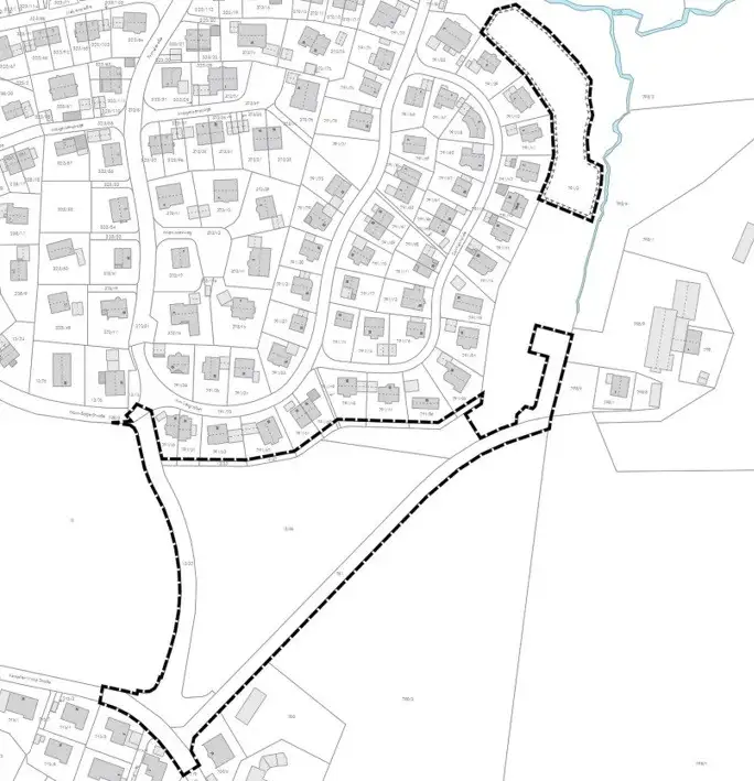 Abbildung 1: Lageplan des Geltungsbereiches des gegenständlichen Bebauungsplanes, unmaßstäblich Abbildung 1: Lageplan des Geltungsbereiches des gegenständlichen Bebauungsplanes, unmaßstäblich